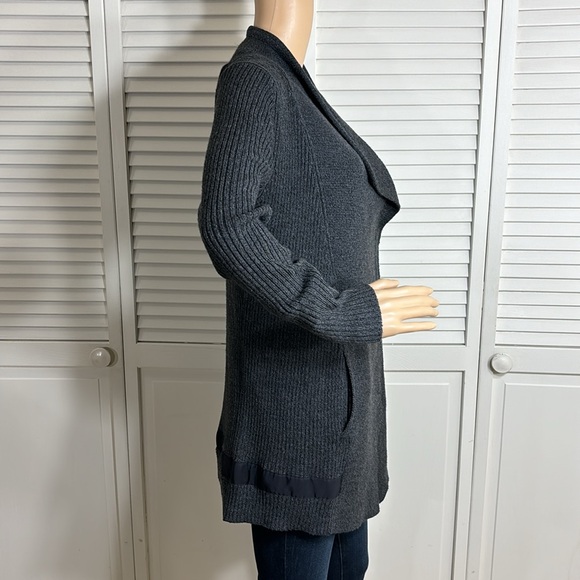 Athleta Style #352993 Sentinel Sweater Moto Wrap Jacket Small - Picture 7 of 13